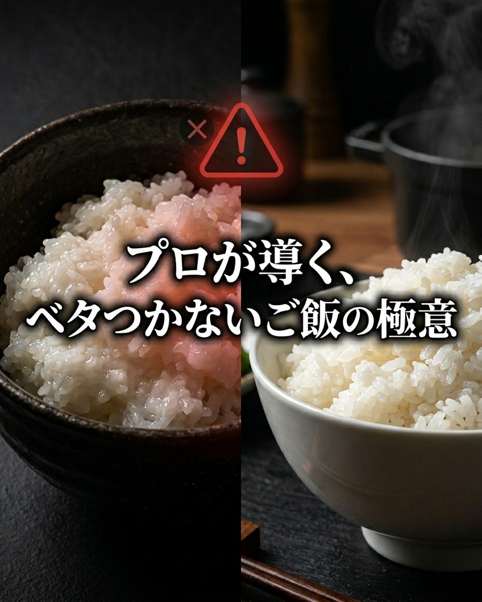 プロが解説！ご飯がベタつかない炊飯の秘訣とよくある誤解