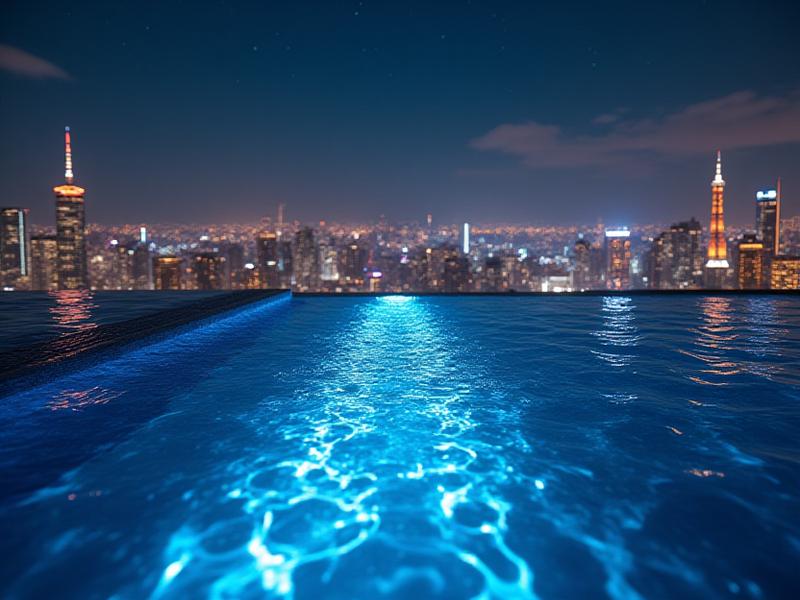 目黒区のインフィニティプール夜景