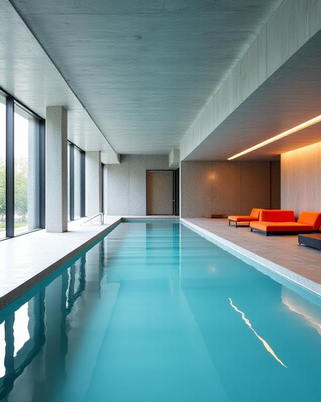 全天候型インドアプール