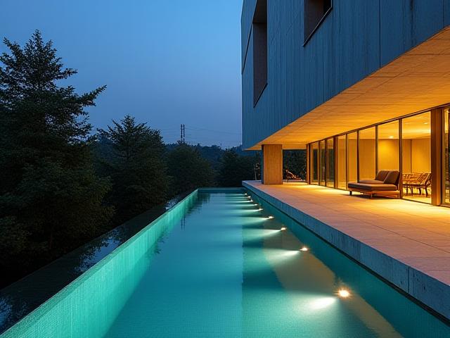 目黒区 新築住宅一体型デザインプール