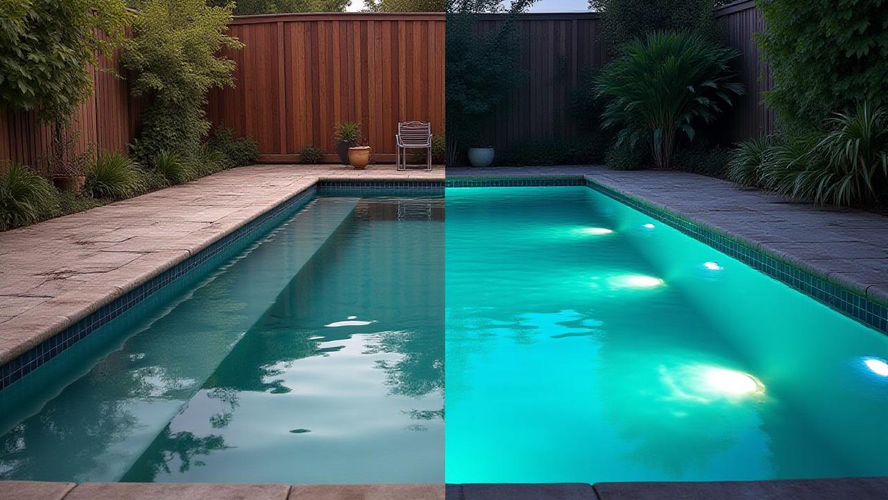 プールの改修ビフォーアフター比較画像