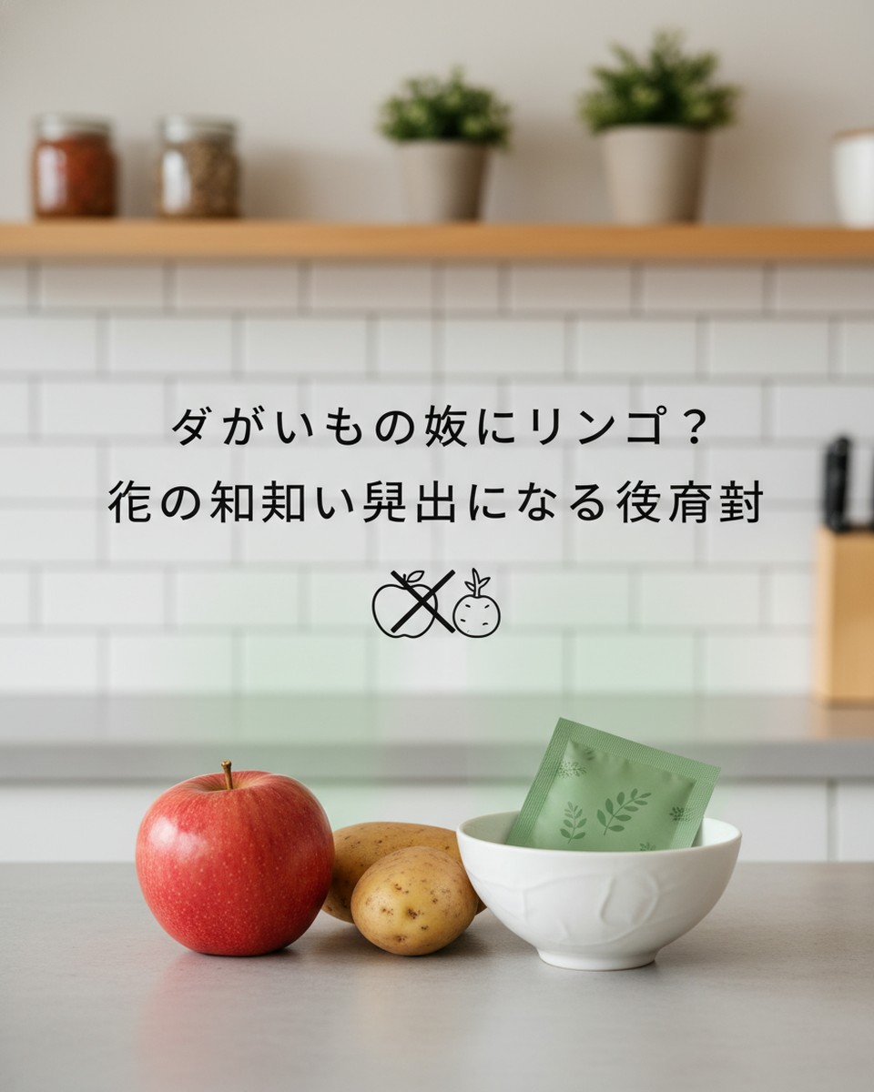 じゃがいもの芽止め保存術：リンゴを活用した賢い方法と注意点