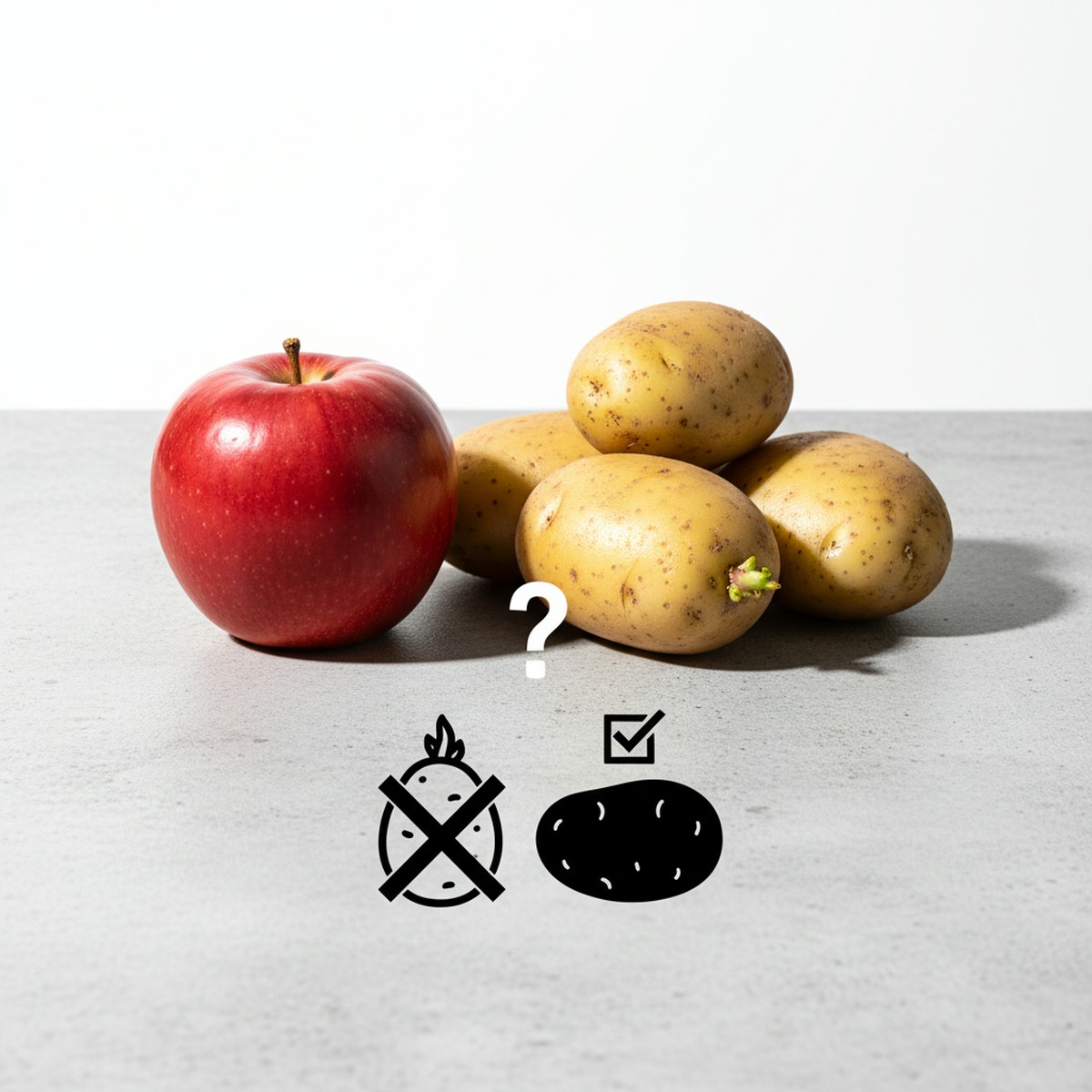 じゃがいもの芽止め保存術：リンゴを活用した賢い方法と注意点