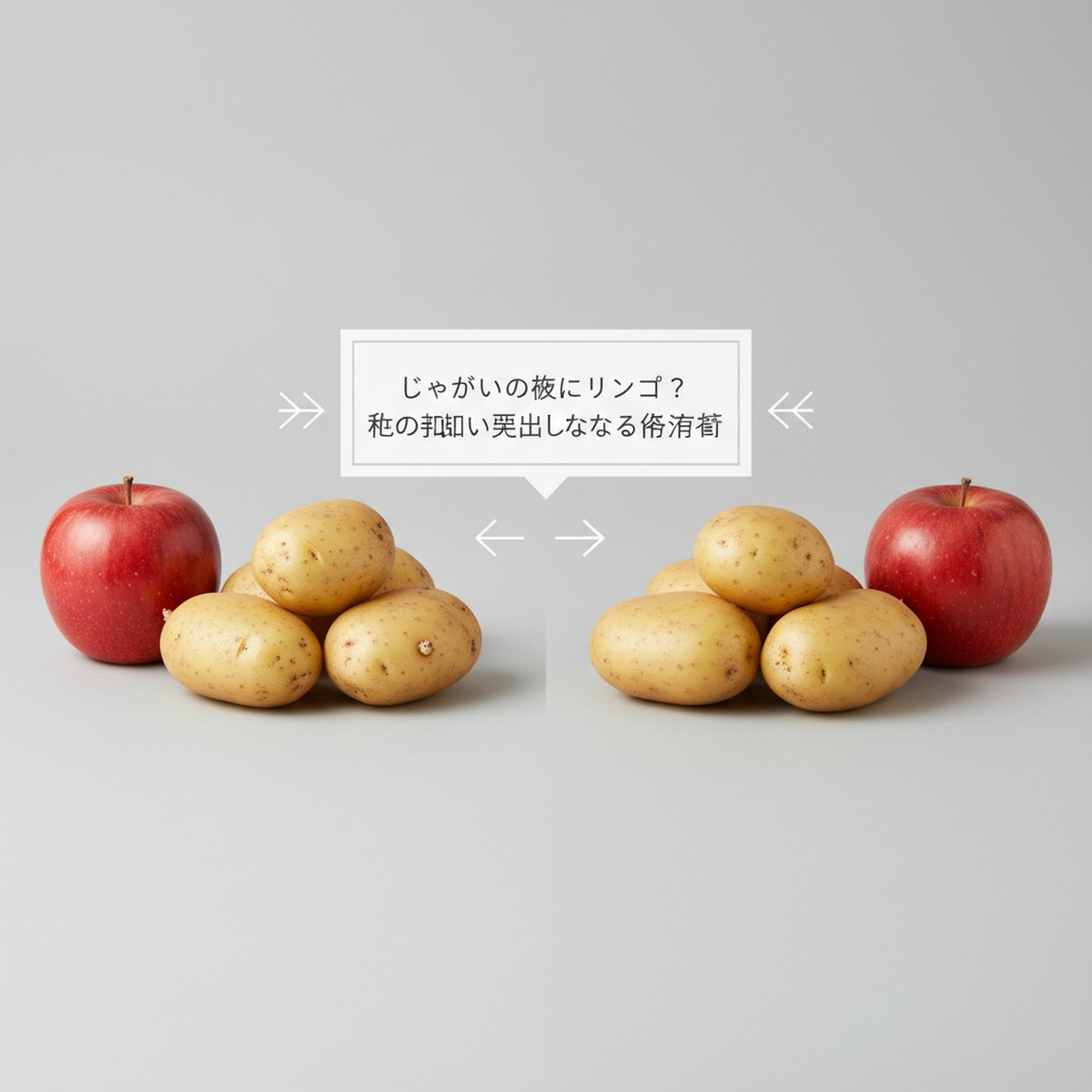 じゃがいもとリンゴの意外な関係：芽止め効果のある賢い保存術