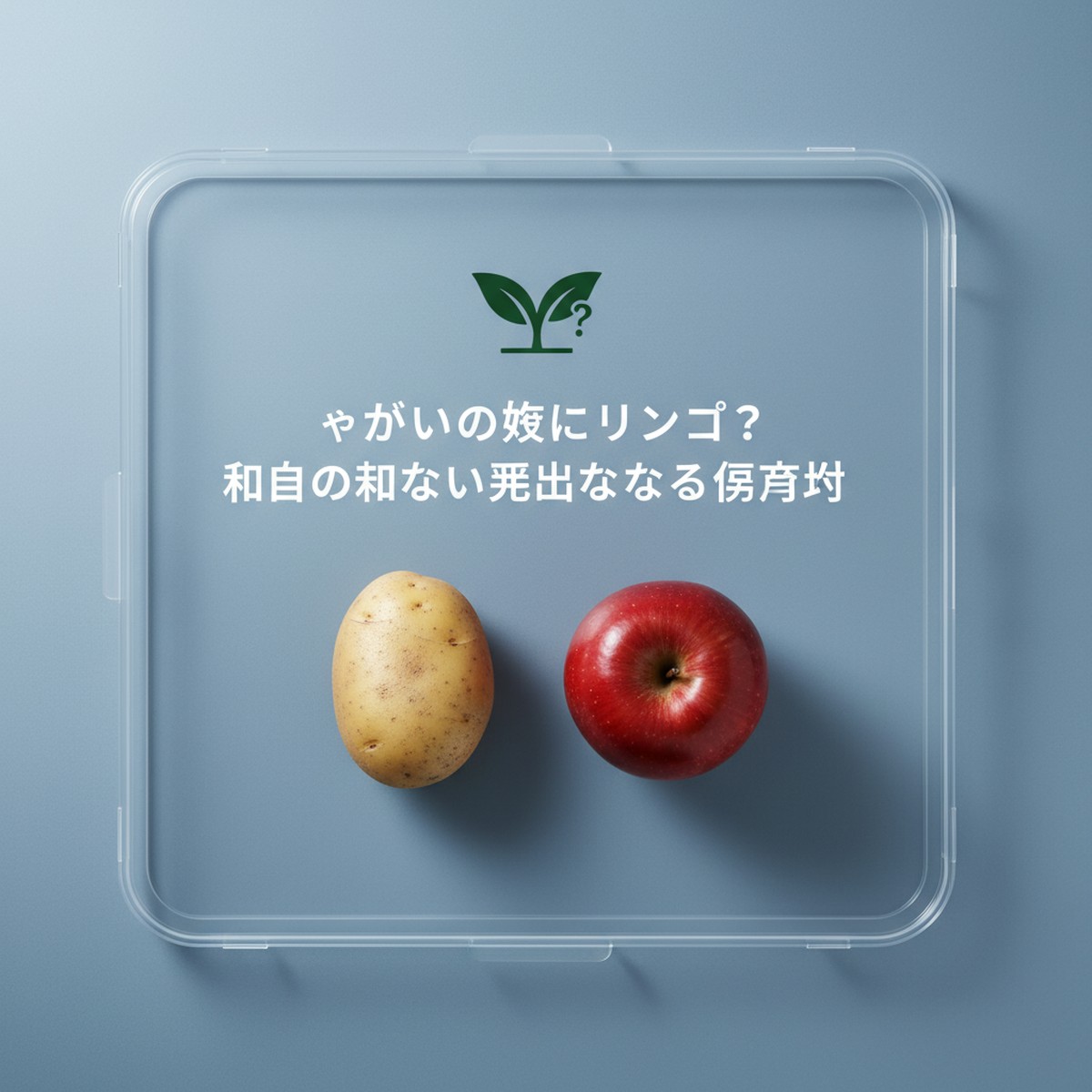 リンゴでじゃがいもの芽止め効果を検証：家庭で試せる賢い保存術