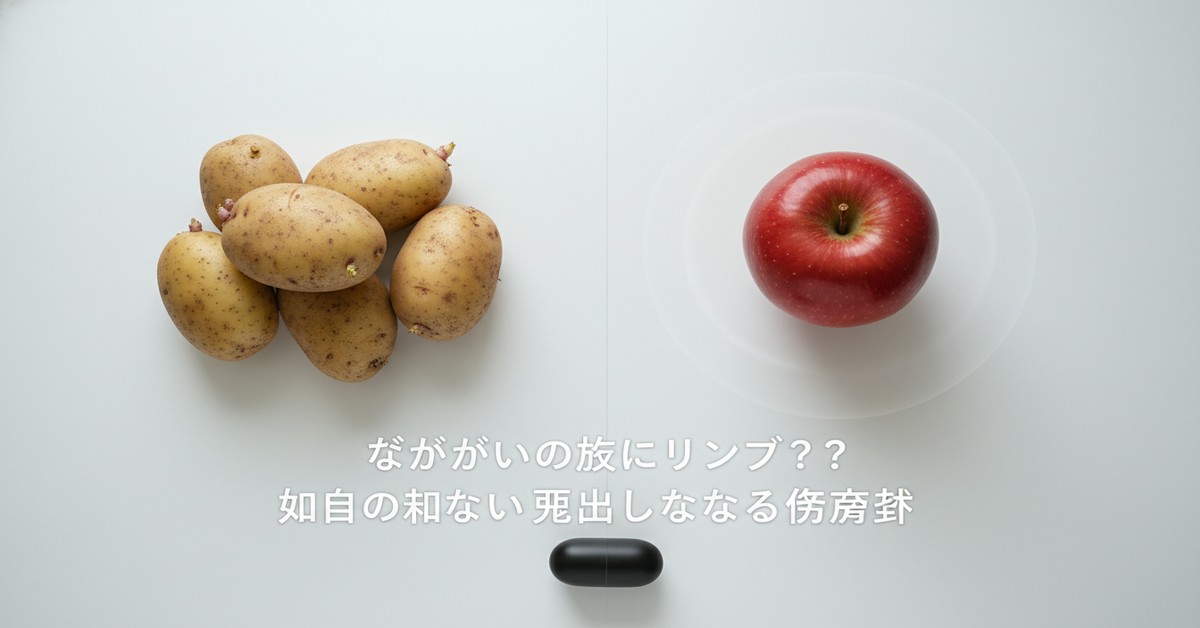 リンゴでじゃがいもの芽止め効果を検証：家庭で試せる賢い保存術