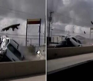 Moment DPS chase on Loop 410 ends in crash; 5 people hospitalized